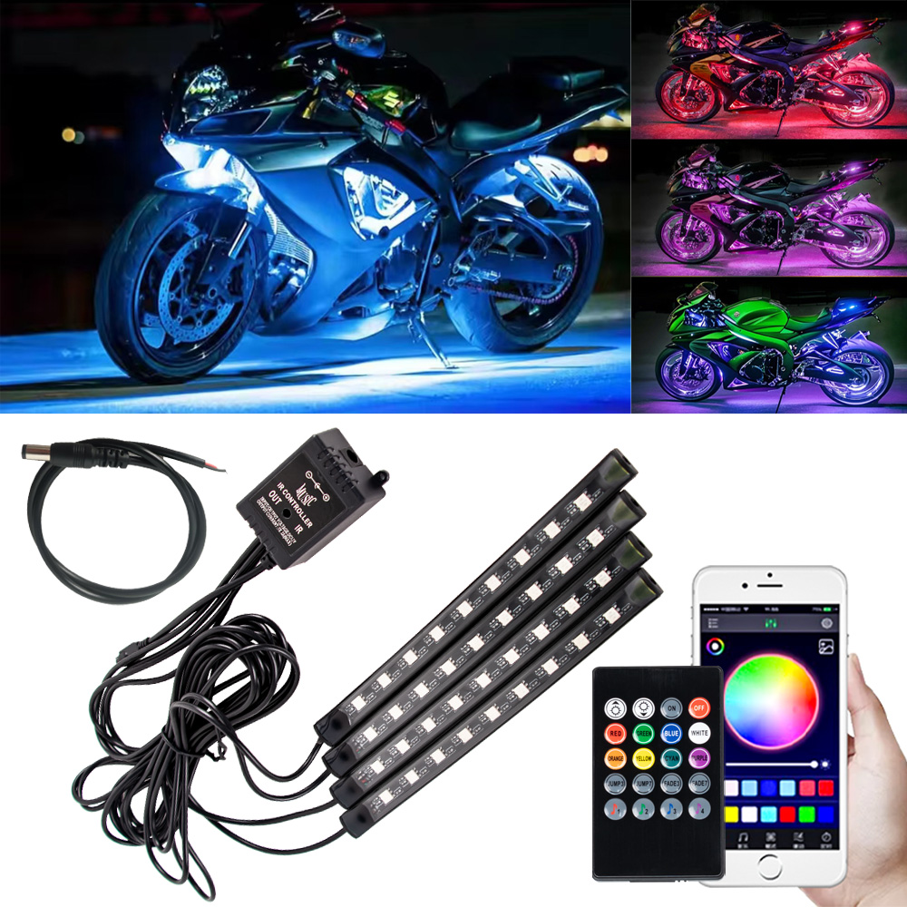Lighting Bolt Decor - LED Motorrad Auto Atmosphäre Fuß Licht