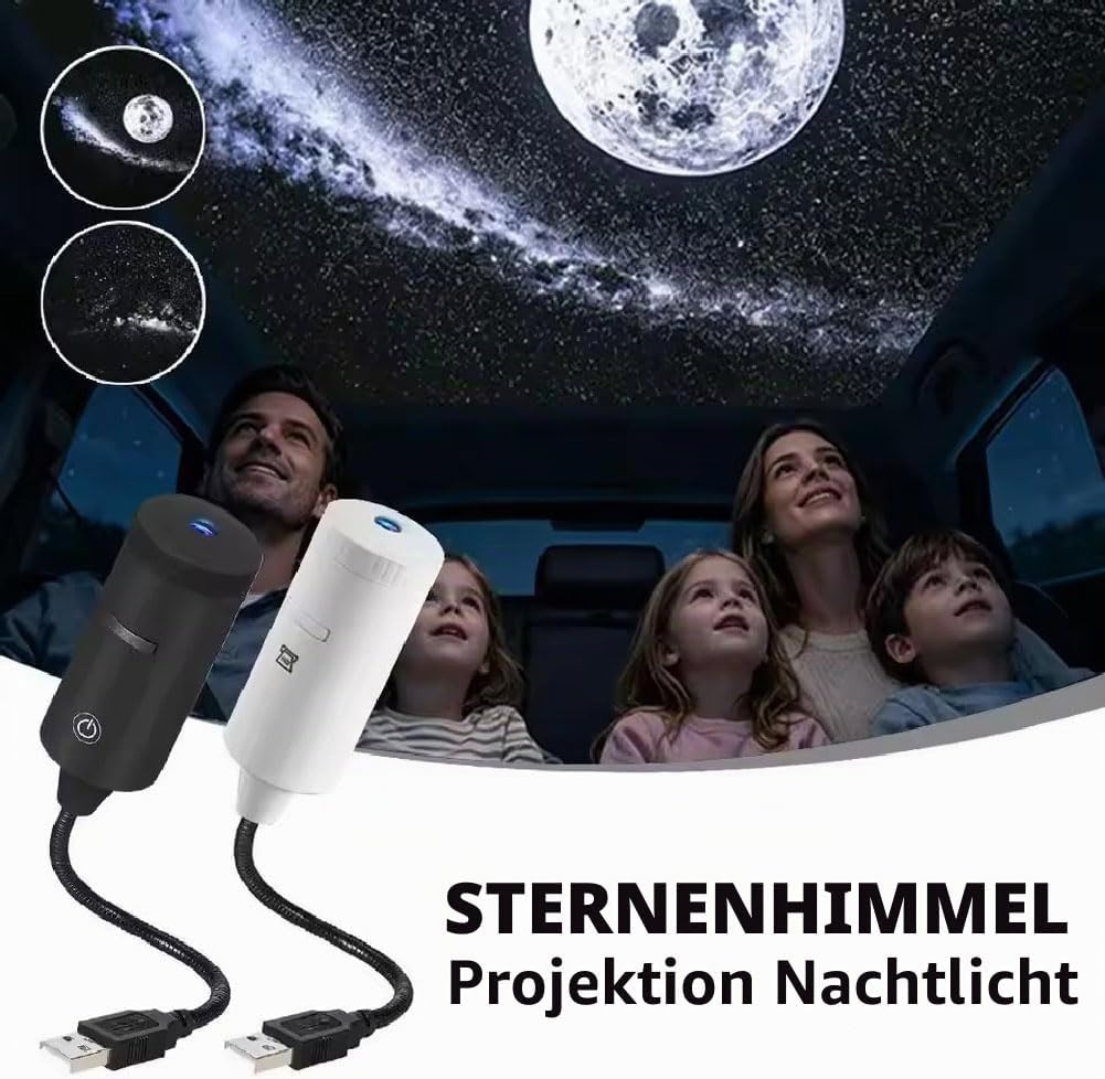 Lighting Decor For Living Room - Tragbare Nachtlichtlampe Plug-and-Play & Vielseitiger Sternenhimmel-Projektor