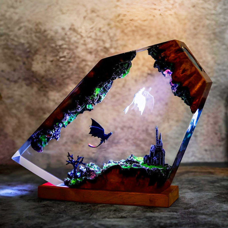 Kreative Harz-Nachtlampe Schla – Decor Lighting Sales Bewertung und Preis