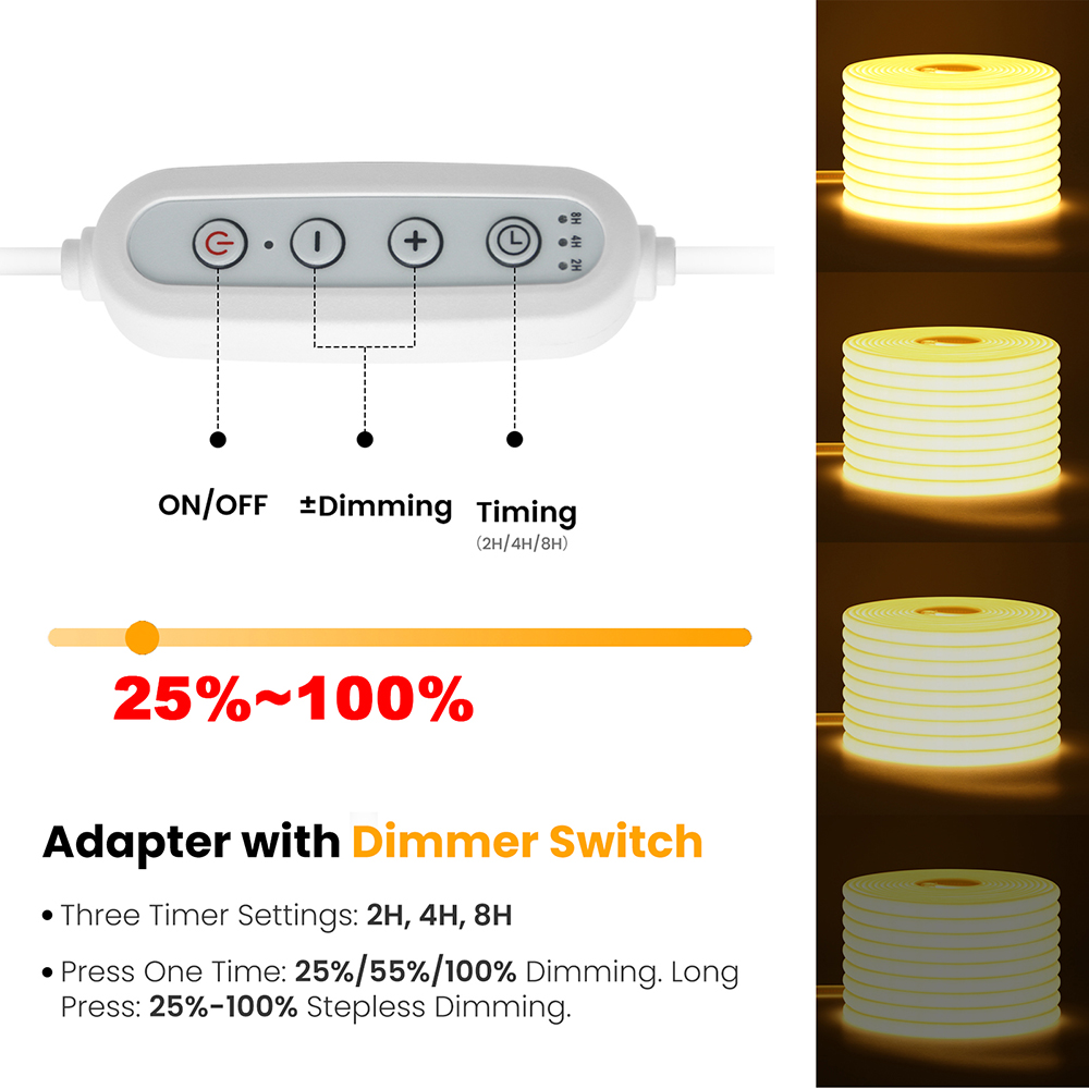 10 Farben Dimmbarer 220V COB L – Decor Lighting Hours Bewertung und Preis