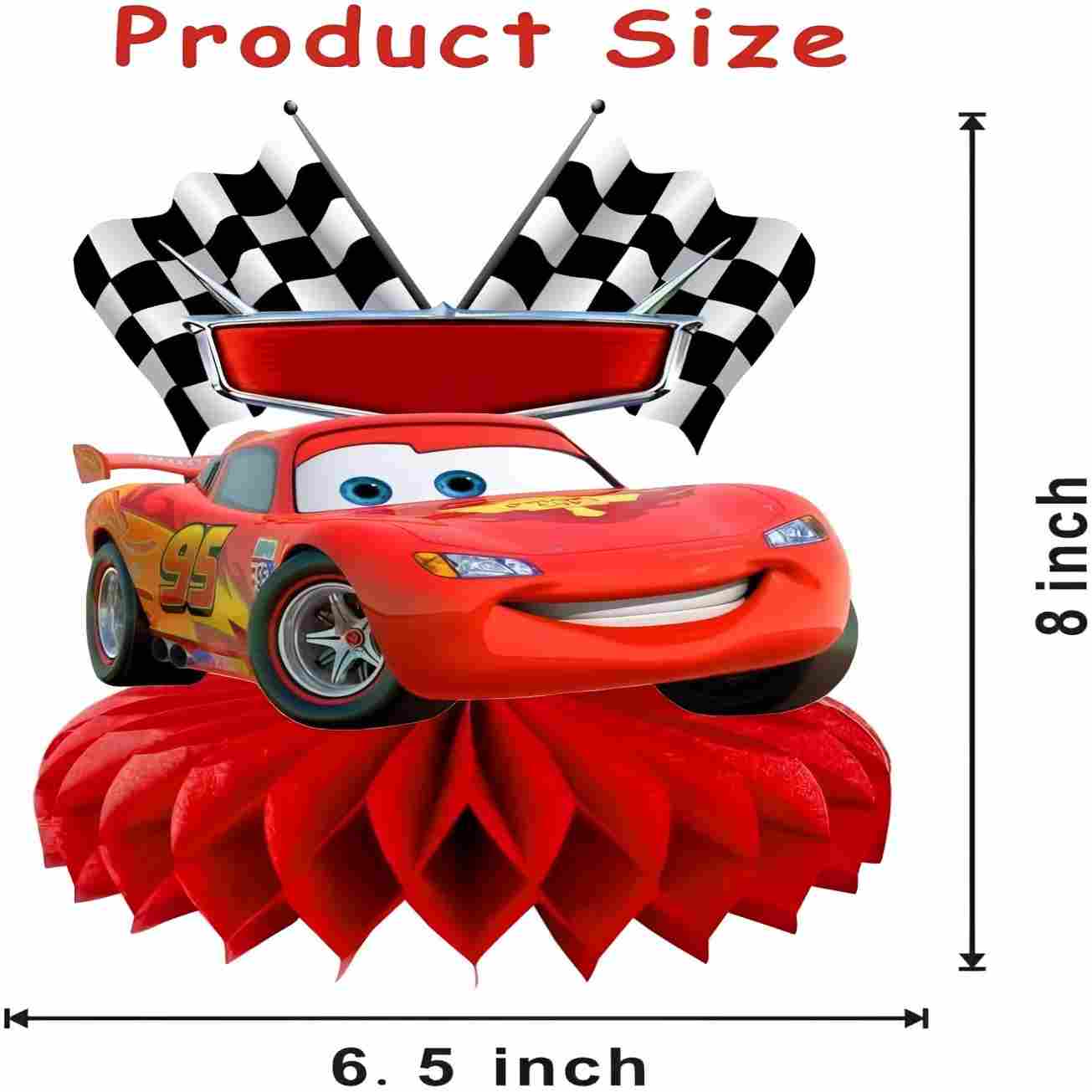 Auto-Wabenförmige Tischdekorat – Lighting Mcqueen Decor Bewertung und Preis