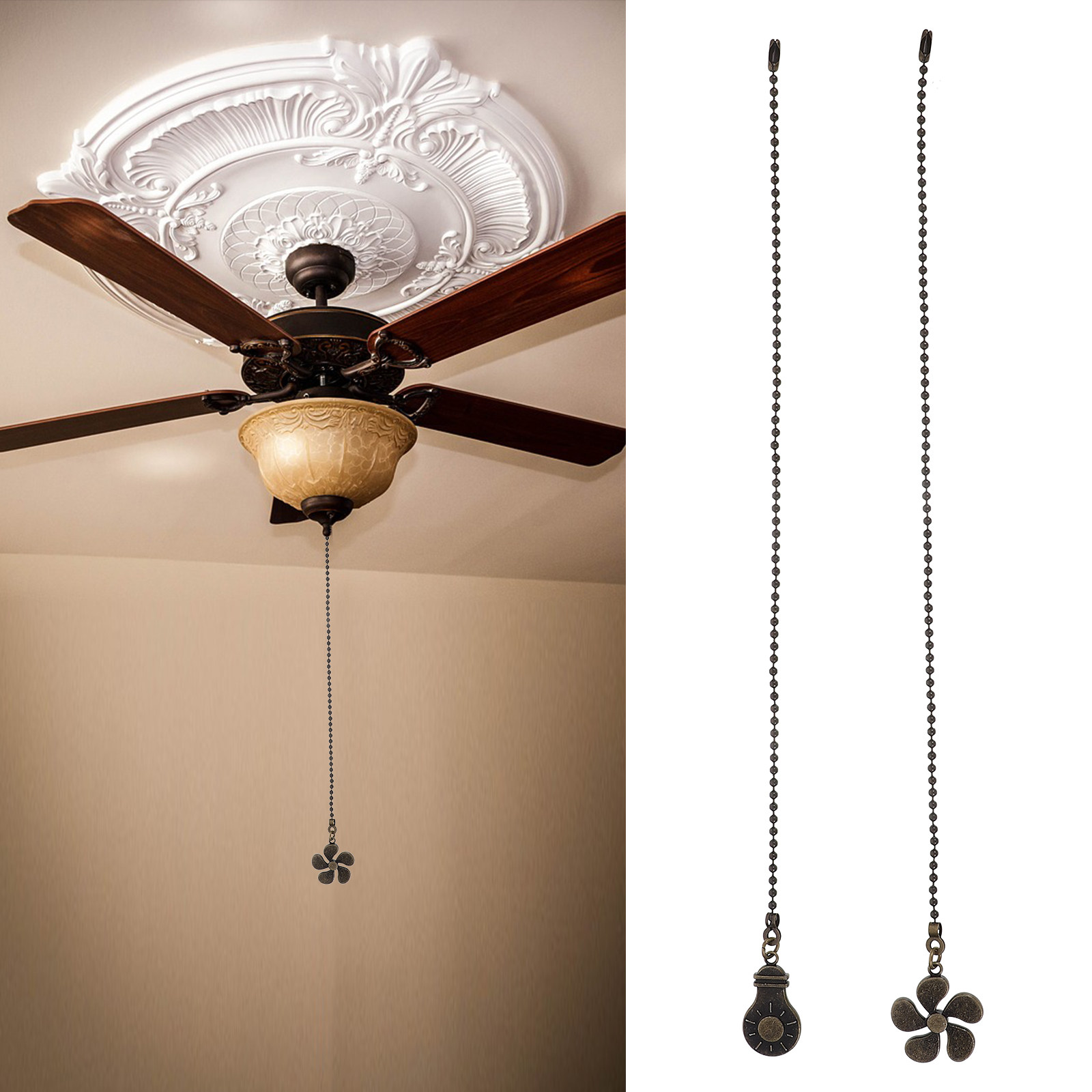 2 Stück Deckenventilator-Anhän – Decor Lighting Ceiling Fans Bewertung und Preis