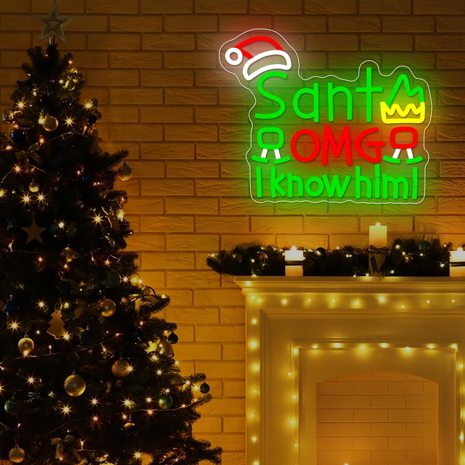 USB Santa OMG I Know Him Neons – Santa'S Elves Holiday Lighting & Decor Llc Bewertung und Preis