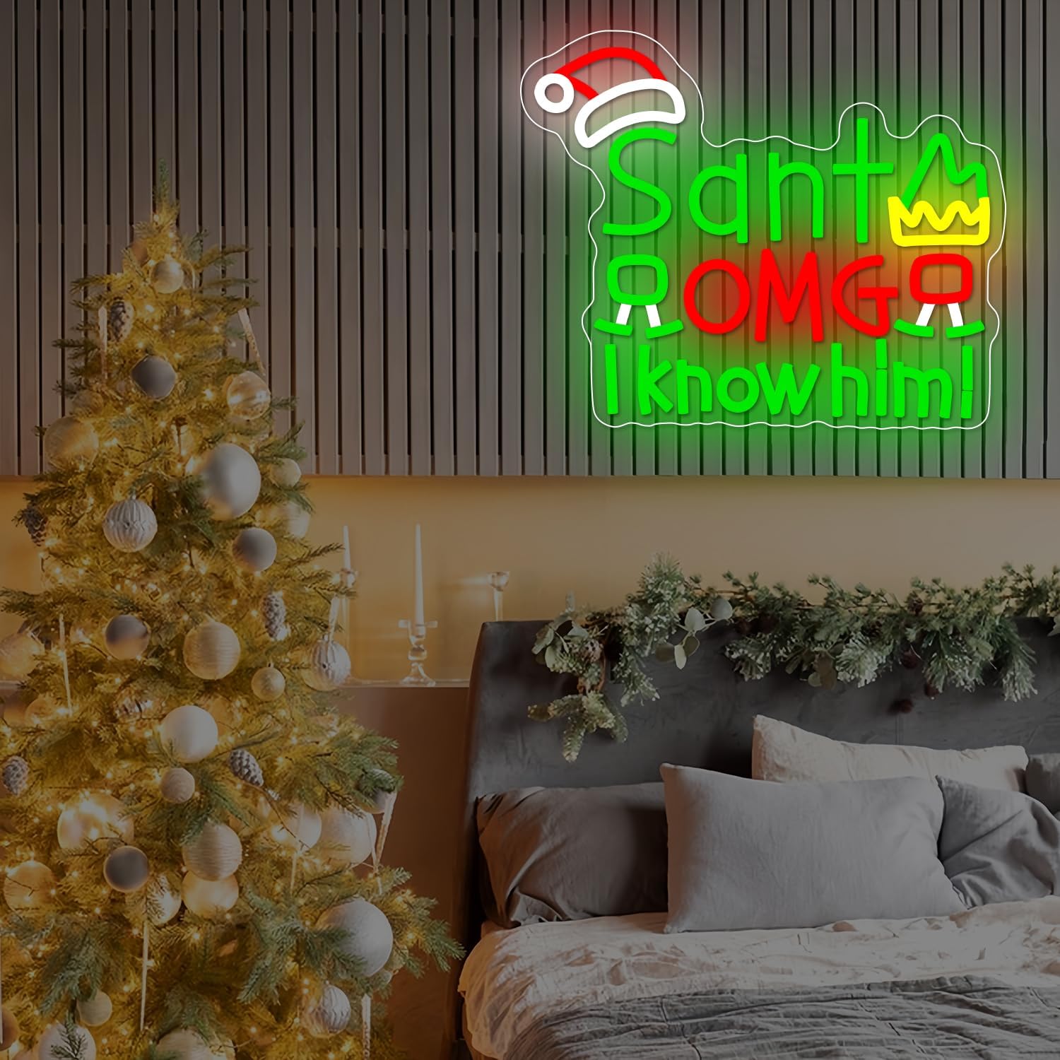 USB Santa OMG I Know Him Neons – Santa'S Elves Holiday Lighting & Decor Llc Bewertung und Preis