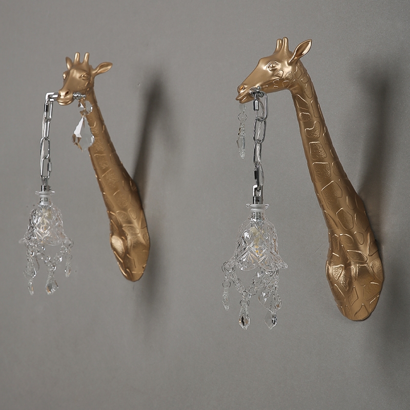 Harz-Giraffen-LED-Wandleuchte  – Decor Lighting Sales Bewertung und Preis