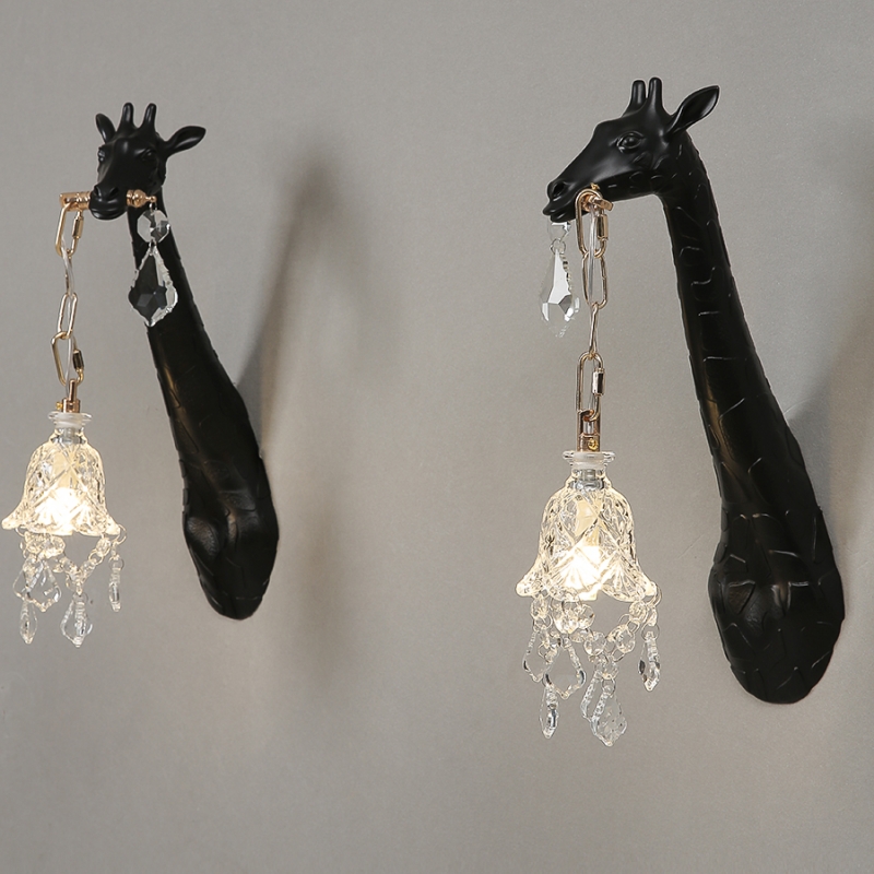 Harz-Giraffen-LED-Wandleuchte  – Decor Lighting Sales Bewertung und Preis