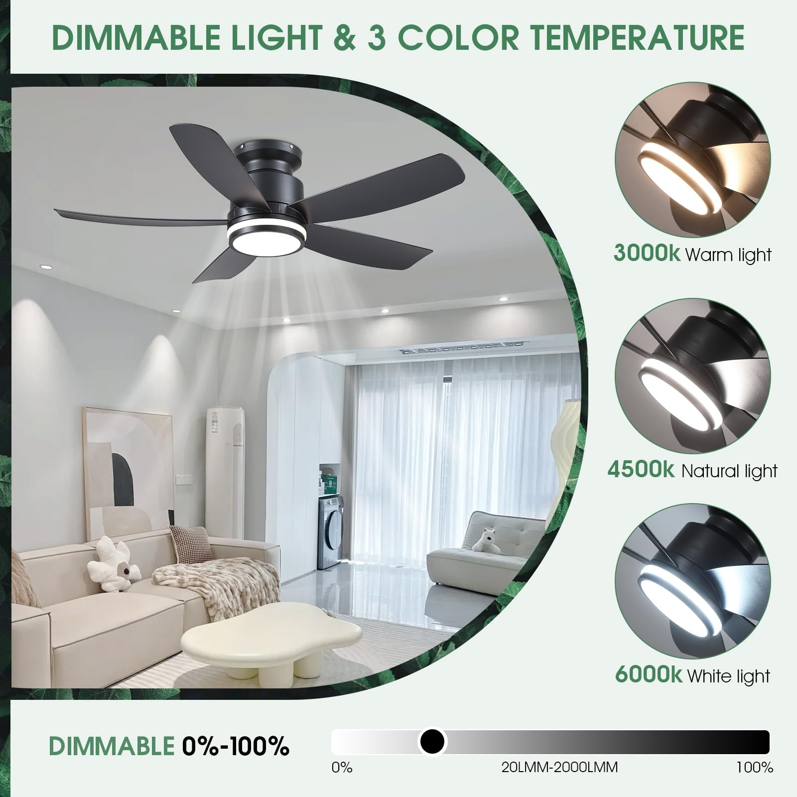 Energiesparende Fernbedienungs – Decor Lighting Ceiling Fans Bewertung und Preis