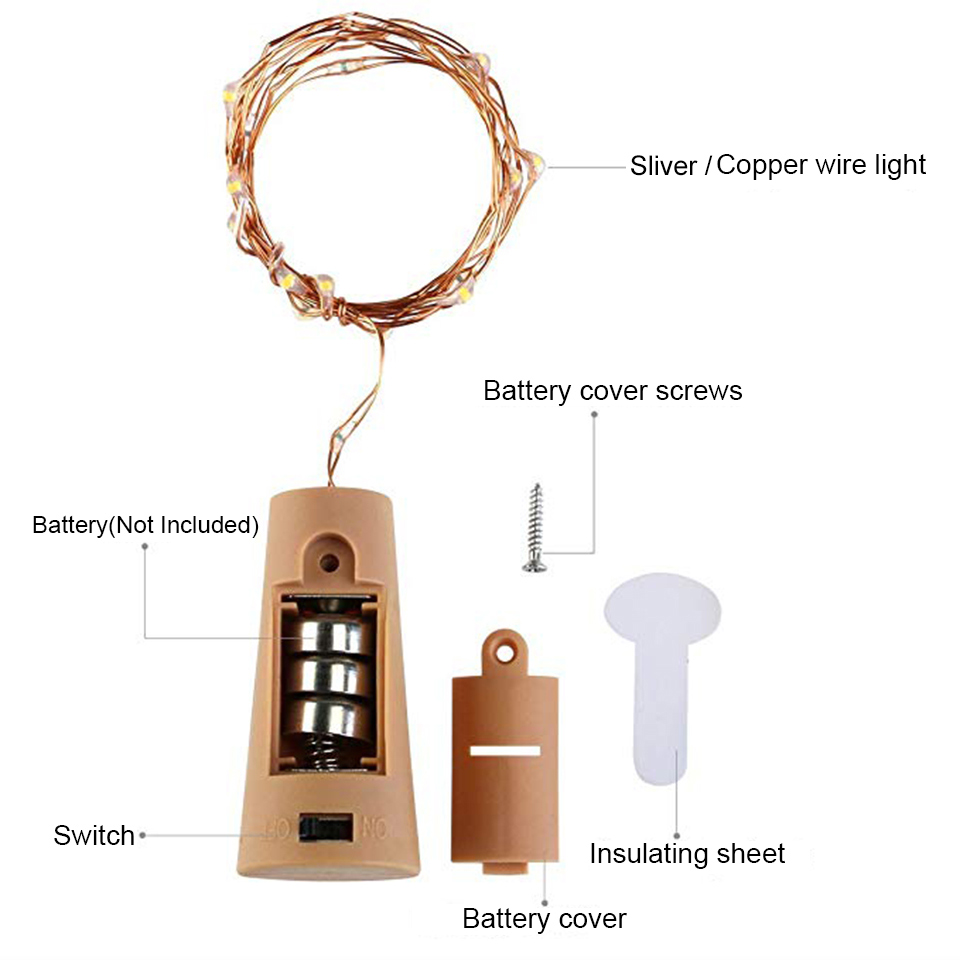 1/3/5/10/20 stücke Weinflasche – Decor Lighting Cork Bewertung und Preis