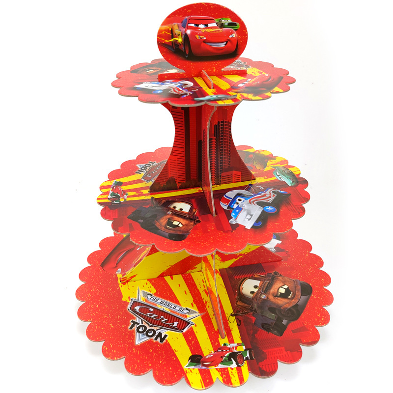 3-stöckiger Cartoon-Rennwagen  – Lighting Mcqueen Decor Bewertung und Preis