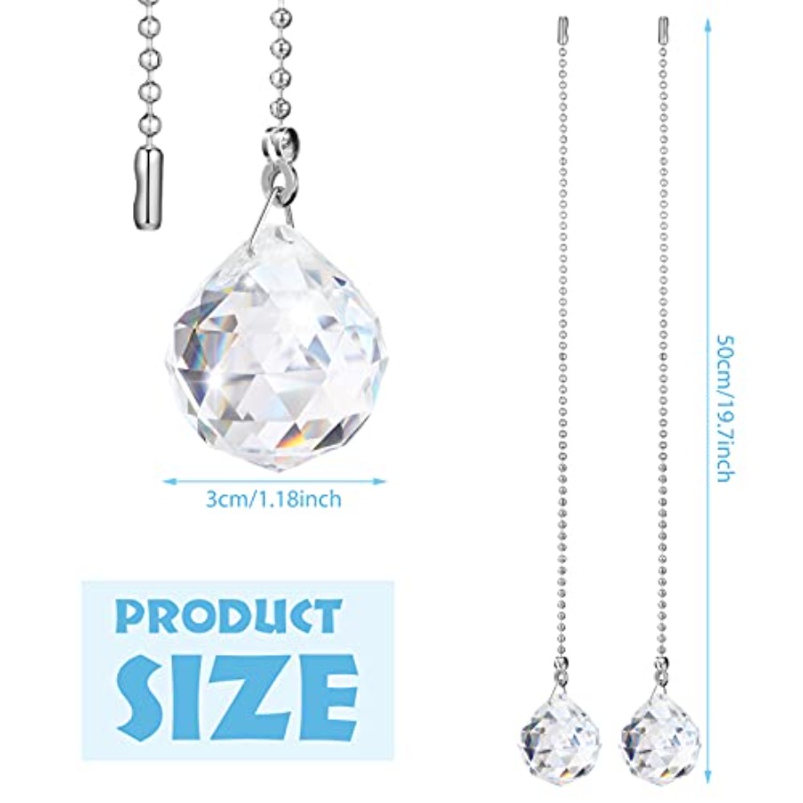 4 Stück Lüfter-Zugkettenverlän – Decor Lighting Ceiling Fans Bewertung und Preis